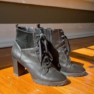 Corso Como Black Lace Up Ankle Boots